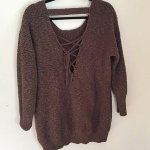 TORRID Back Laceup Sweater